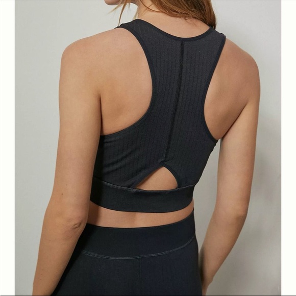 Anthropologie Colorblock Longline bike short Set - Picture 3 of 7